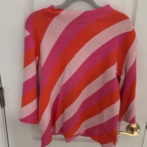 Michelle McDowell Phoebe Pink and Orange Sweater